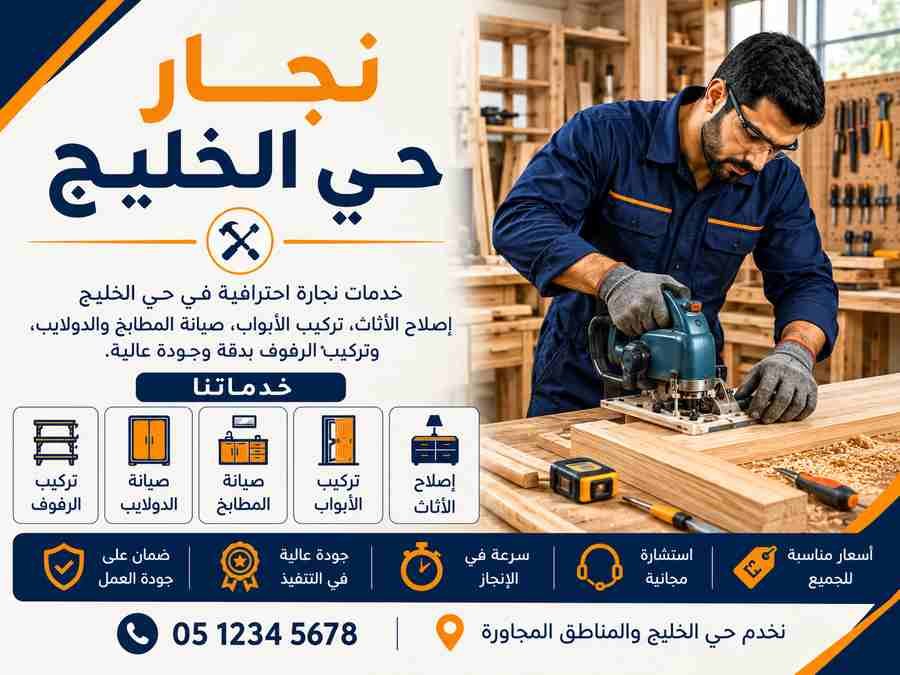 نجار حي الخليج